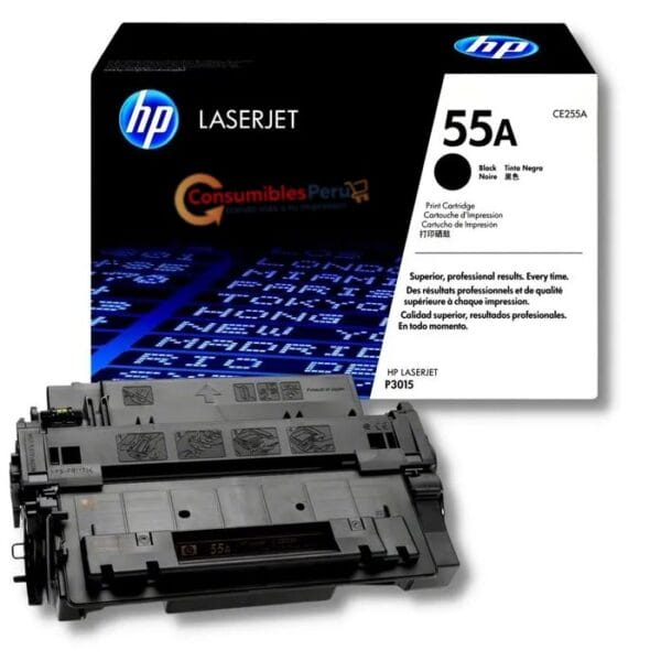 Toner HP 55A CE255A para M521, P3015