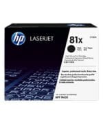 Cartucho de Toner original HP 81X  codigo CF281X para M630z, M360f, M630dn capacidad 25.000 Paginas