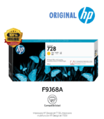 TINTA HP 728 YELLOW F9K15A 300ML ORIGINAL PARA HP T730, T830