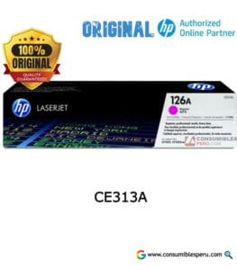 Toner HP 126A Magenta CE313A para CP1025 original 1,000 Paginas