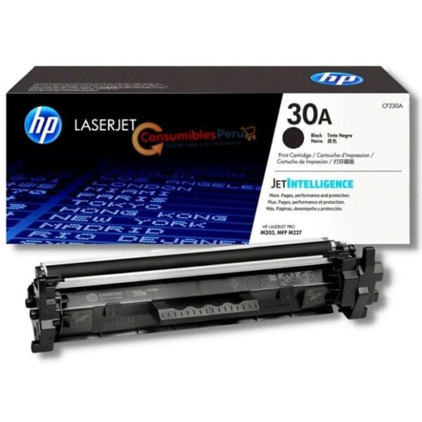 Toner HP 30A CF230A Para MFP M227, M203