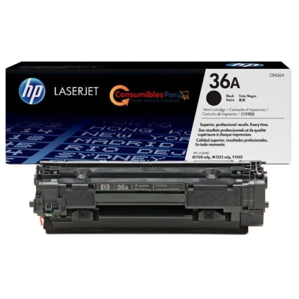 Toner HP 36A Negro CB436A para P1505, M1522