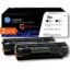 Cartucho de toner original HP CB436AD  36AD Color Negro capacidad 2000 Paginas
