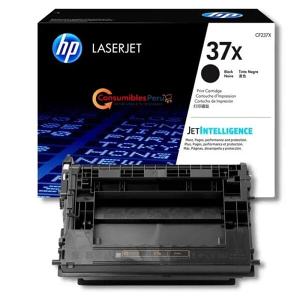 Cartucho de Toner Original HP 37X CF237X  capacidad 25,000 Paginas