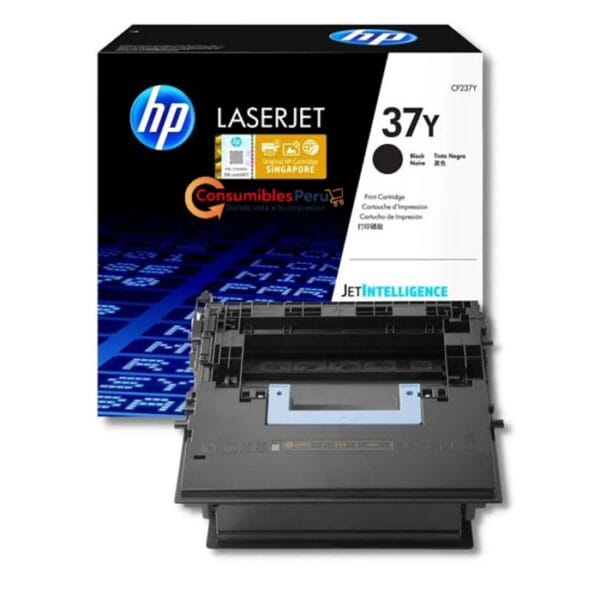 Cartucho de Toner Original HP 37Y CF237Y  capacidad 40,000 Paginas