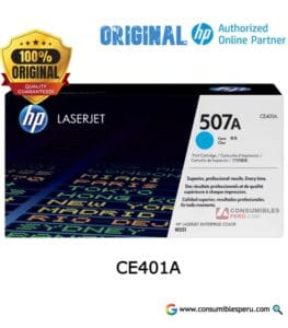 Toner HP 507A CE401A Cyan M551dn, M551 6,000 Paginas Original