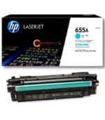 Cartucho de Toner Original HP 655A Cyan CF451A  Capacidad 10,500 Paginas