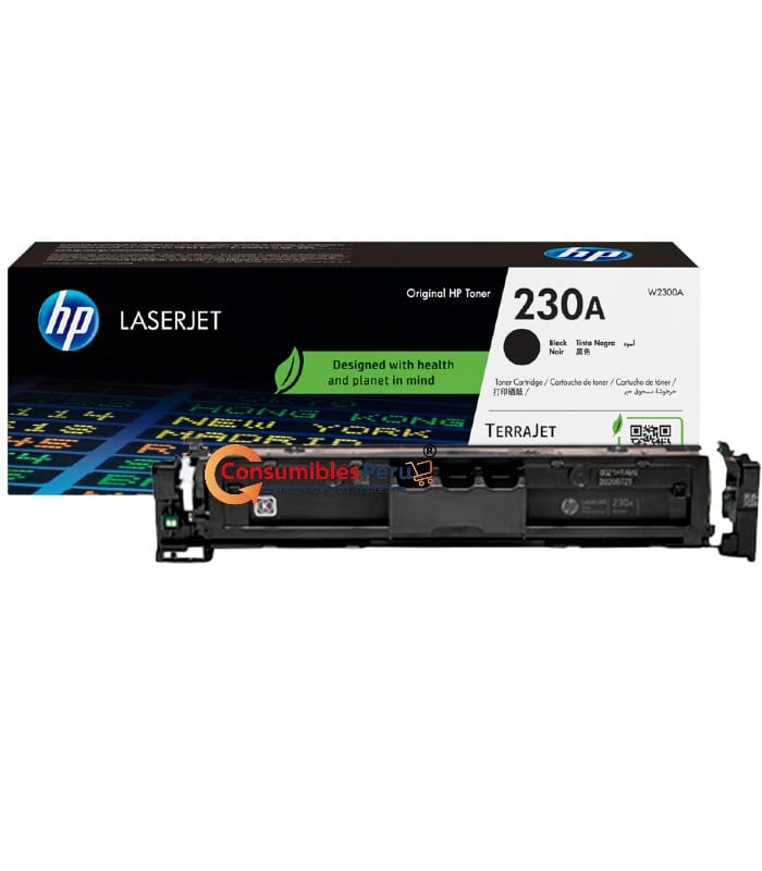 Cartucho de Toner HP 230A Negro W2300A capacidad 2000 Paginas