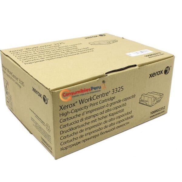 Cartucho de Toner original XEROX  3325  106R02312  Capacidad 11,000 Impresiones