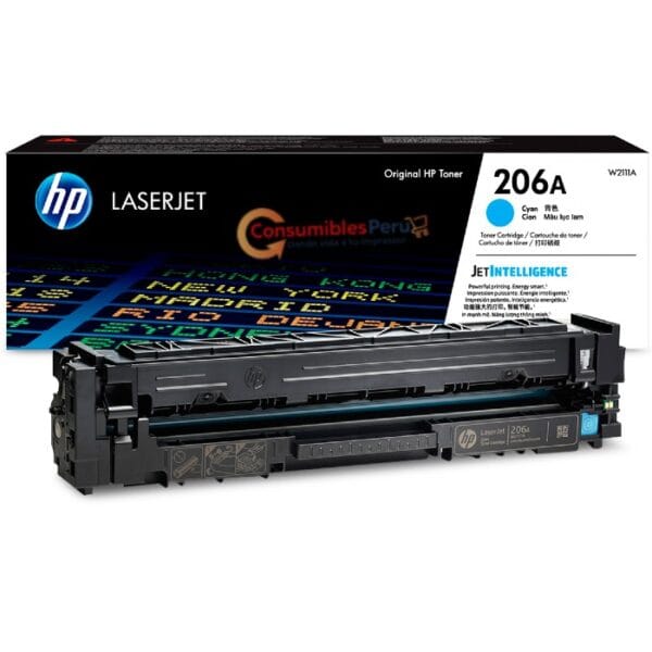 Toner HP 206A Cyan W2111A M282 283 fdw