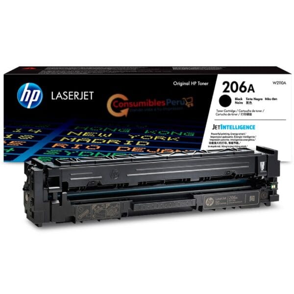 Toner HP 206A Negro W2110A
