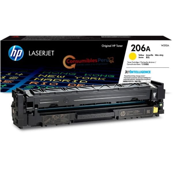 Toner HP 206A Yellow W2112A M282 283 fdw