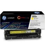 Cartucho de toner original HP 305A color Yellow CE412A rendimiento 2.600 Paginas