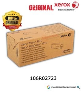 Toner Xerox 106R02723 para P3610, 3615 14,100 Paginas original